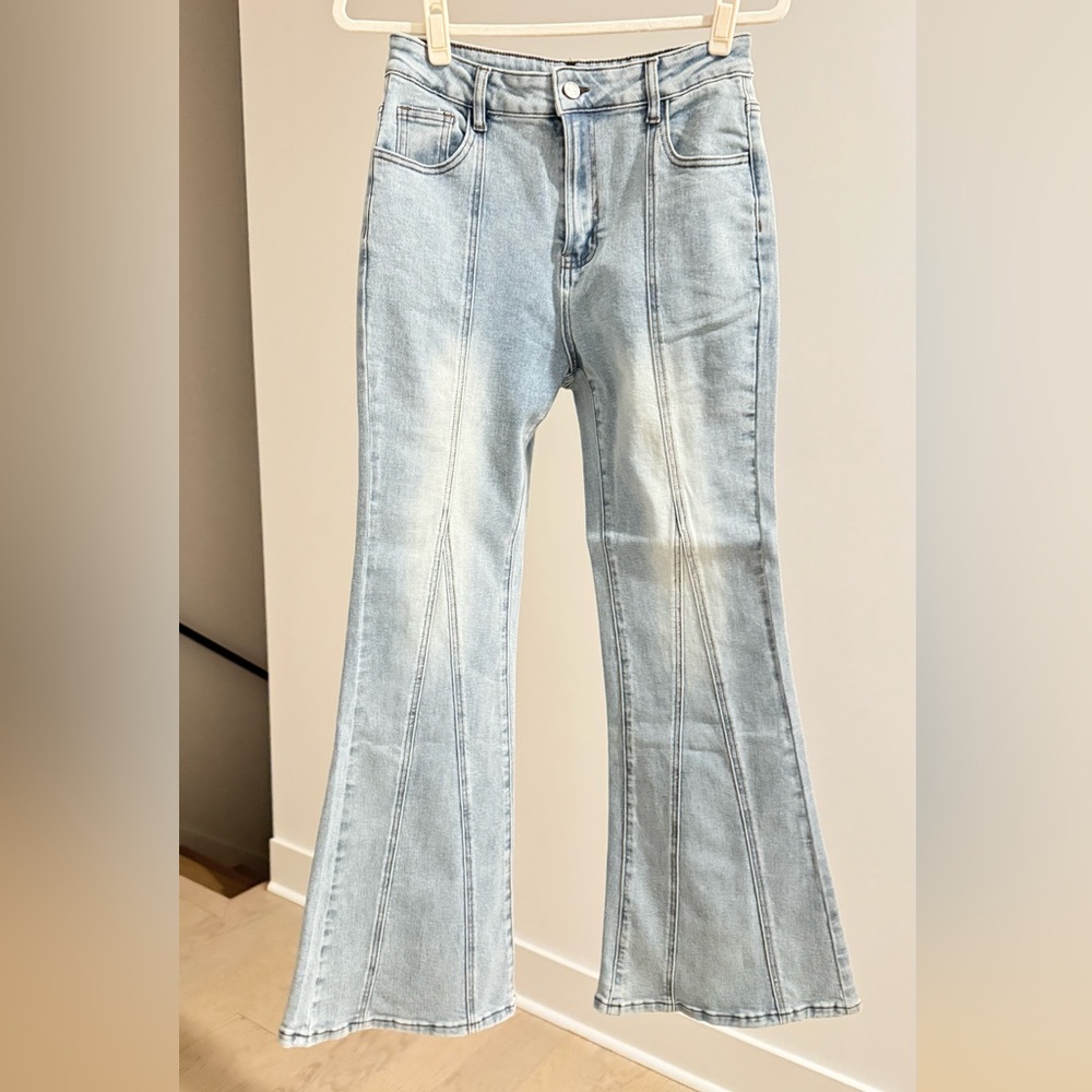 Commense Light Wash Flare Jeans